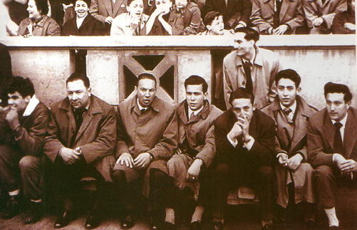 Scopelli, tercero por la izquierda, en su época como técnico del Celta (Foto: fameceleste.blogspot.com)