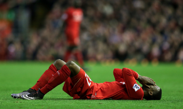 Origi immediately feels the extent of his injury in the win over Leicester. (Picture: Getty Images)