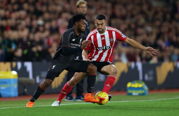 Caulker in action for Southampton in their 6-1 League Cup defeat to Liverpool last month. (Picture: Getty Images)