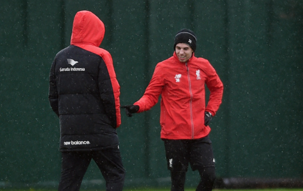 Flanagan and Klopp upon the defender's return to training in late November. (Picture: Getty Images)