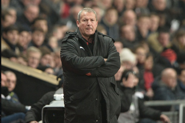 The new manager, Rolland Courbis, on the touchline. (Picture: Getty Images)