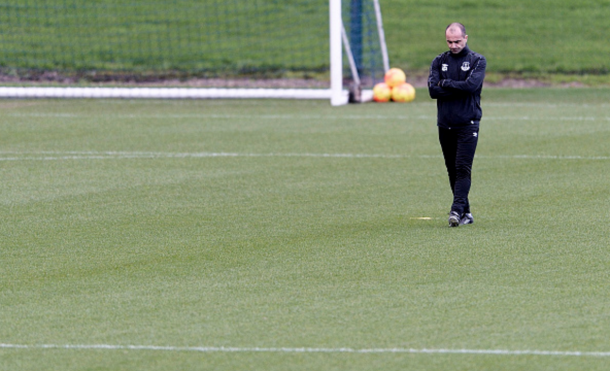 Martinez at Everton's training ground. (Picture: Getty)
