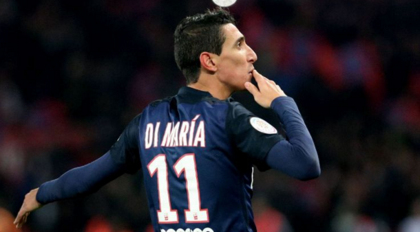 Di Maria is loving life at PSG at the minute. (Picture: ESPN)