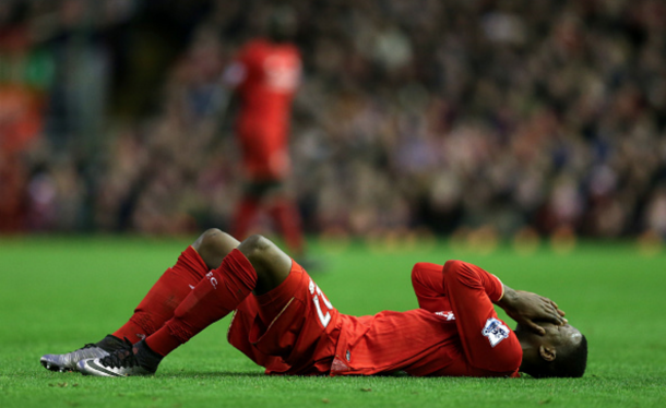 Origi after succumbing to a strained hamstring on December 26. (Picture: Getty Images)