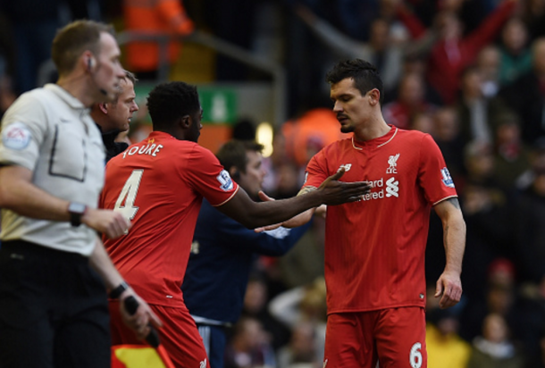 Lovren had to be replaced after just 11 minutes with discomfort. (Picture: Getty Images)
