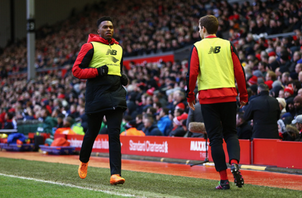 Daniel Sturridge is set to end another frustrated spell on the sidelines by featuring on Tuesday. (Picture: Getty Images)