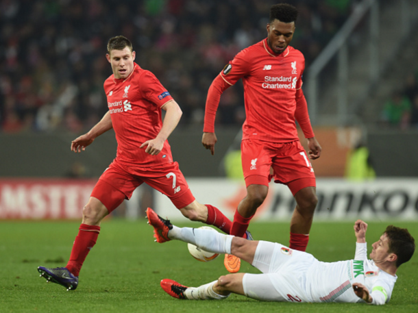 Milner created Liverpool's best chance of the game for Daniel Sturridge, who couldn't finish. (Picture: Getty Image)