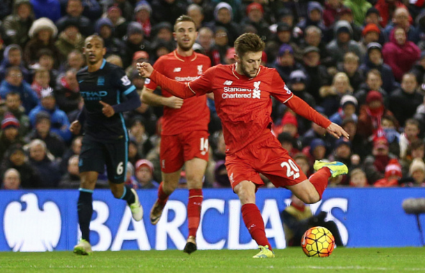 Lallana opens the scoring with a strike from range. (Picture: Getty Images)