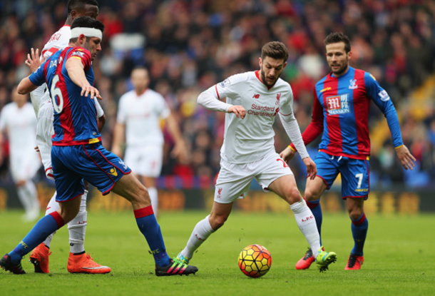 Adam Lallana wriggles free of his marker in the first-half. (Picture: Getty Images)