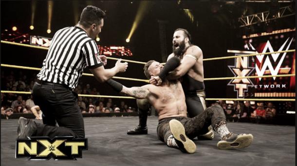 LeFort during a NXT match with Enzo Amore (image: youtube.com)