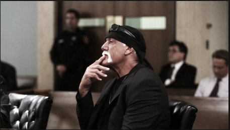 Hulk Hogan in the courtroom during the lawsuit trial (image: redeyechicago.com)