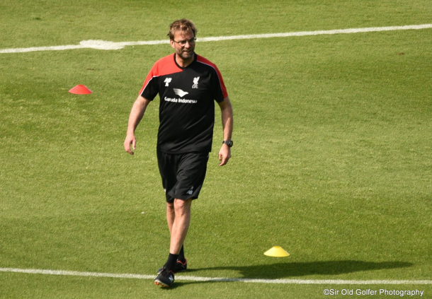 Klopp takes training in Tenerife. (Picture: Sir Old Golfer Photography)