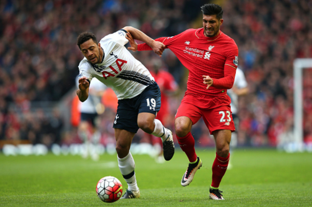 Can battled with Moussa Dembele throughout an all-action affair. (Picture: Getty Images)