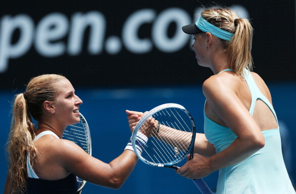 Cibulkova and Sharapova competed against one another for many years | Photo Courtesy: Getty Images Sport | Clive Brunskill