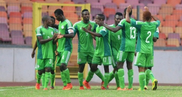 Nigeria's U-23 side celebrating: Olisa.com