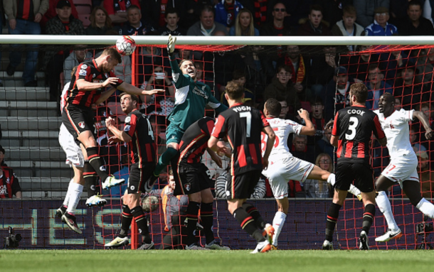 Ward was solid throughout and could do little to prevent Bournemouth's goal. (Picture: Getty Images)