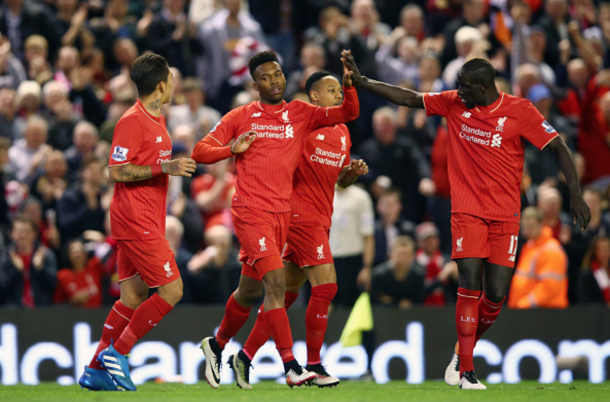 Sturridge celebrates making it 3-0 with a fine finish. (Picture: Getty Images)