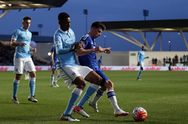 City and Chelsea in action at the club's Academy stadium on Friday night. (Picture: Getty Images)