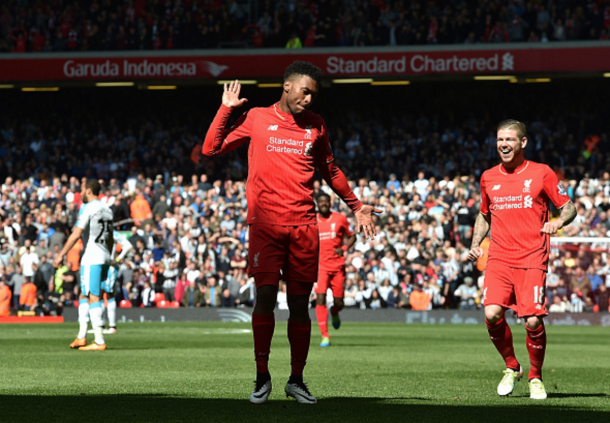 Sturridge celebrates his early opener. (Picture: Getty Images)