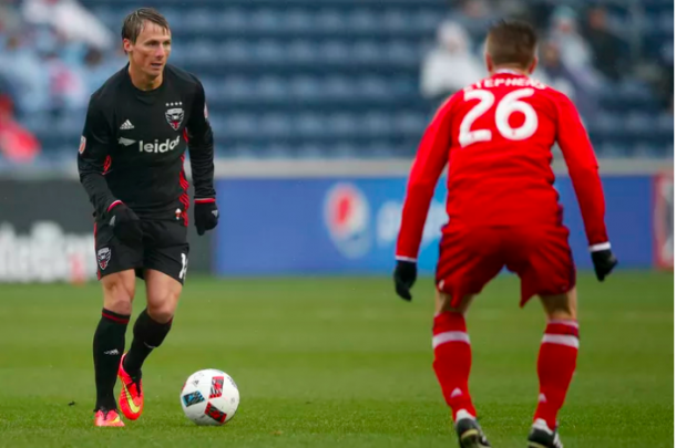 It was not only a reunion game for Patrick Nyarko, but Chris Rolfe as well (Photo via Kamil Krzaczynski-USA TODAY Sports)