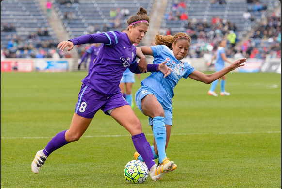 The Pride controlled possession but failed to capitalize on the chances they had (Photo credit to Orlando Pride Twitter Account)