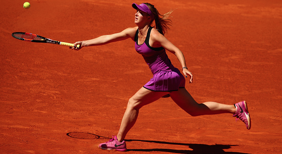 Elina Svitolina in action. Photo:Getty Images/Clive Brunskill