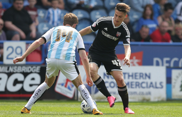 Brentford in action for the Bees against Huddersfield earlier this season. (Picture: Getty Images)