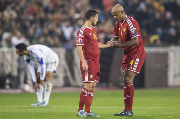 Hazard will lead the Red Devils in instead of Kompany this summer. (Picture: Getty Images)