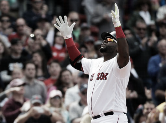 David Ortiz currently leads the AL in multiple offensive categories. | AP