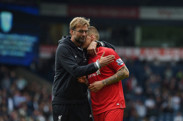 Skrtel appeared to bid an emotional farewell to Liverpool fans last month. (Picture: Getty Images)