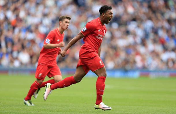 Ibe scored his first Premier League goal for Liverpool on the final day of the season. (Picture: Getty Images)