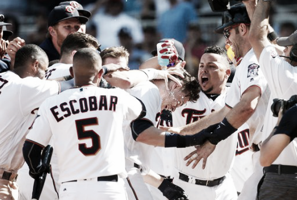 Kepler picked an unforgettable time for his first career long ball. | AP