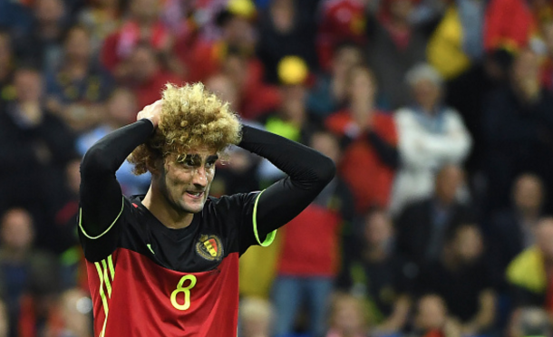 Although his inclusion had its merits, Wilmots got it wrong by starting Fellaini. (Picture: Getty Images)