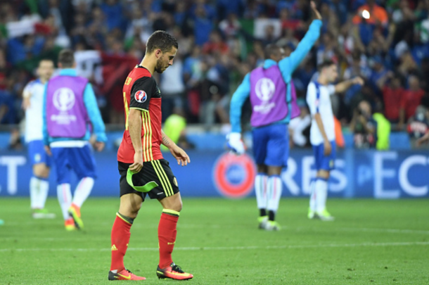 Hazard was starved of support as his teammates looked to him to inspire them. (Picture: Getty Images)