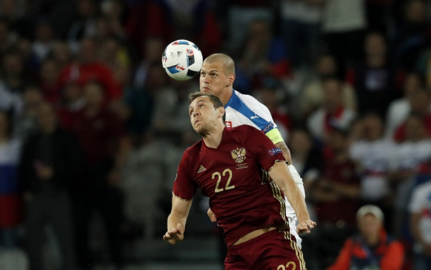 Skrtel will captain Slovakia against England next week in the final round of group games. (Picture: Getty Images)