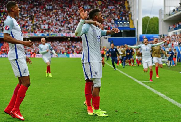 Sturridge celebrates his stoppage-time victory. (Picture: Getty Images)