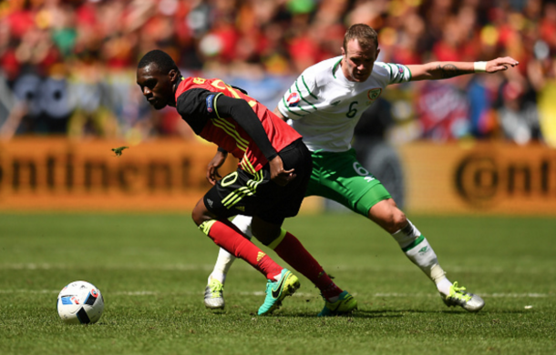 Benteke came off the bench for his first minutes of the tournament. (Picture: Getty Images)