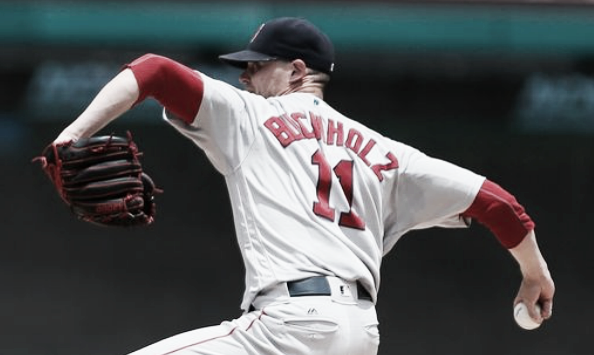 Clay Buchholz is now just 3-8 with a 5.90 ERA in 2016. | AP
