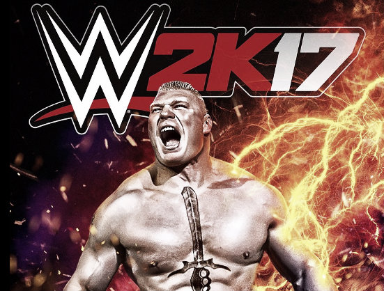Brock Lesnar is the cover star of WWE 2K17 (image:wikipedia.com)
