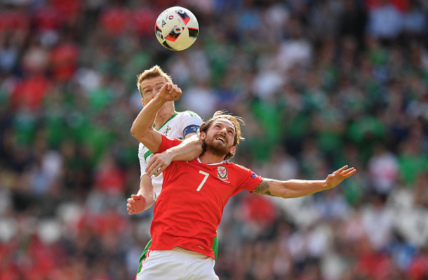 Allen has been one of Wales' key performers, helping them reach the final eight. (Picture: Getty Images)