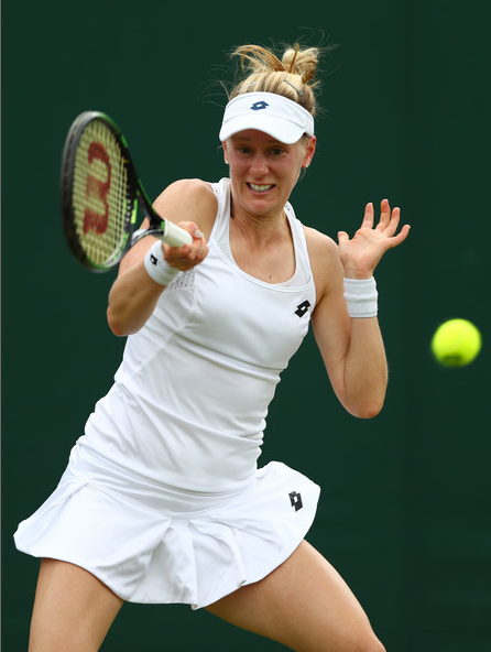 Alison Riske during her match against Vinci. Photo:Getty Images/Julian Finney