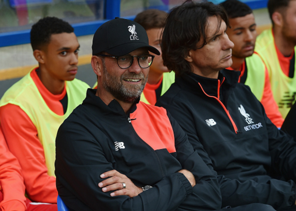 Klopp made the most of his options, using 21 different players on the evening. (Picture: Getty Images)