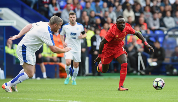 Mane made his uncompetitive debut against Tranmere on Friday night. (Picture: Getty Images)