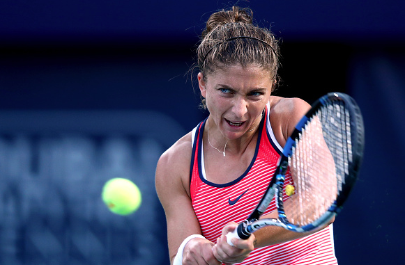 Sara Errani in Dubai, where she went on to win the title. Source:Getty Images/Francois Nel