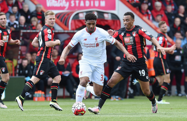 Ibe in action for Liverpool away at Bournemouth towards the end of last season. (Picture: Getty Images)