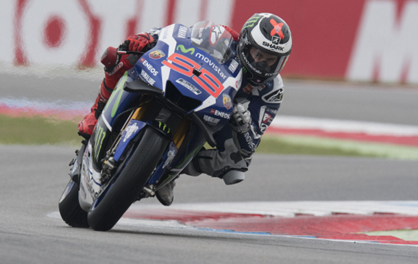 Lorenzo, pictured here in the Netherlands, had a difficult and lonely race in the wet at Assen GP - Getty Images