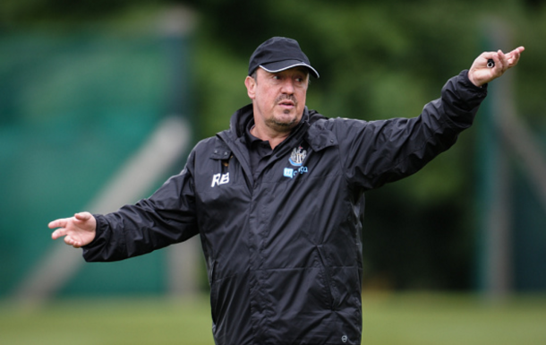 Benitez in Newcastle's pre-season training camp in Ireland earlier this week. (photo: Getty Images)