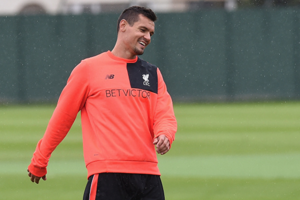 Lovren in pre-season training at Melwood on July 15. (Picture: Getty Images)