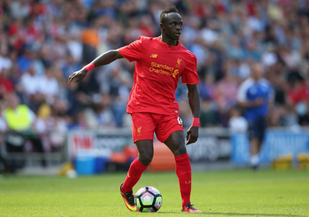 Mane continued to impress his new boss with a lively display down the flank. (Picture: Getty Images)