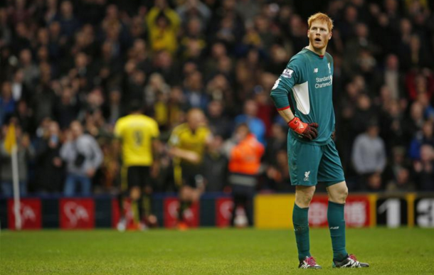 Bogdan's dire Watford display was the beginning of the end for his Liverpool career. (Picture: Getty Images)